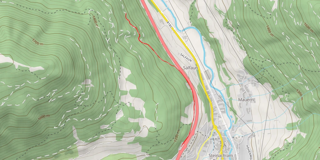 Map of the trail for AI