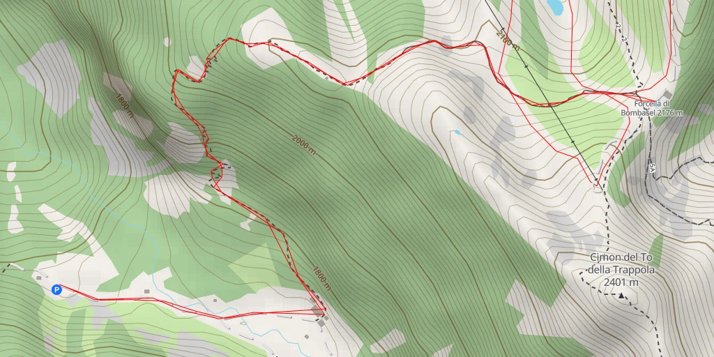 Map of the trail for Lo Chalet - 2