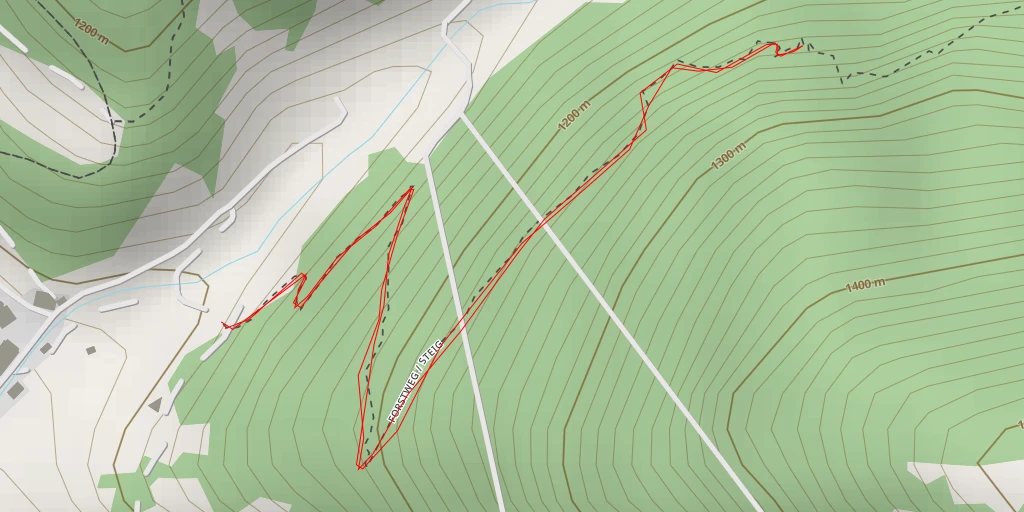 Map of the trail for Deponie Brennerbasistunnel