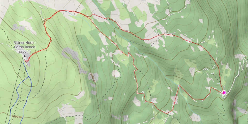 Map of the trail for Barbian - Barbiano