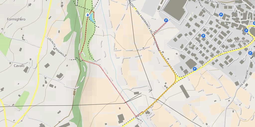 Map of the trail for Località Nogarole