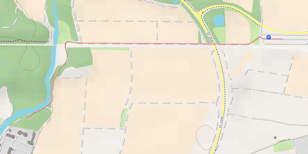 Map of the trail for Kläranlage Manching - Sommerstraße