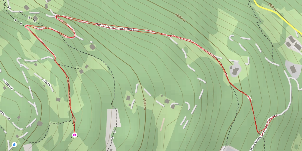 Map of the trail for Barbian - Barbiano