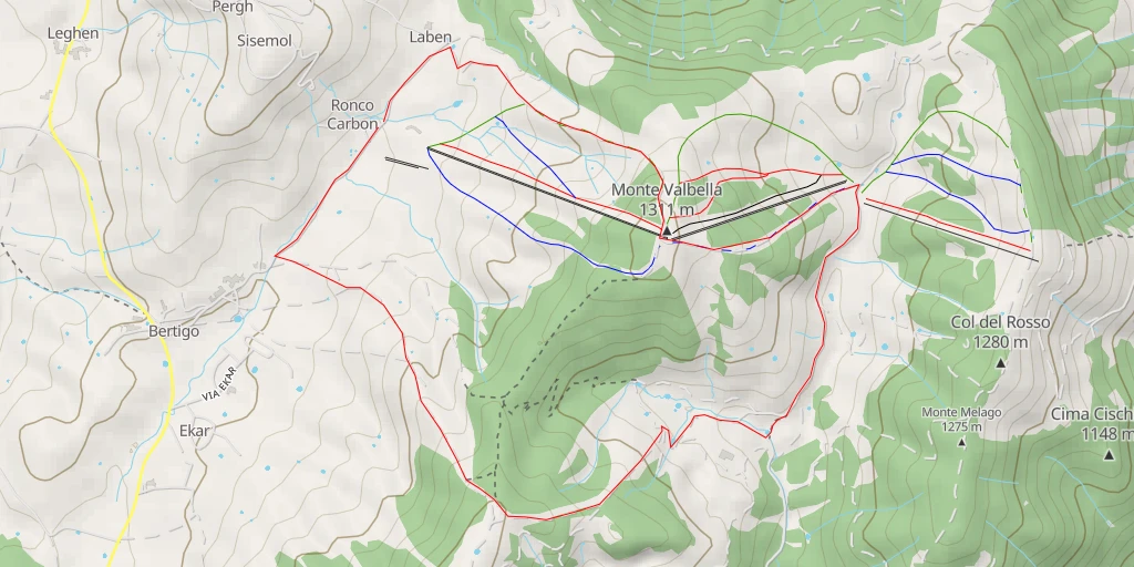 Map of the trail for 