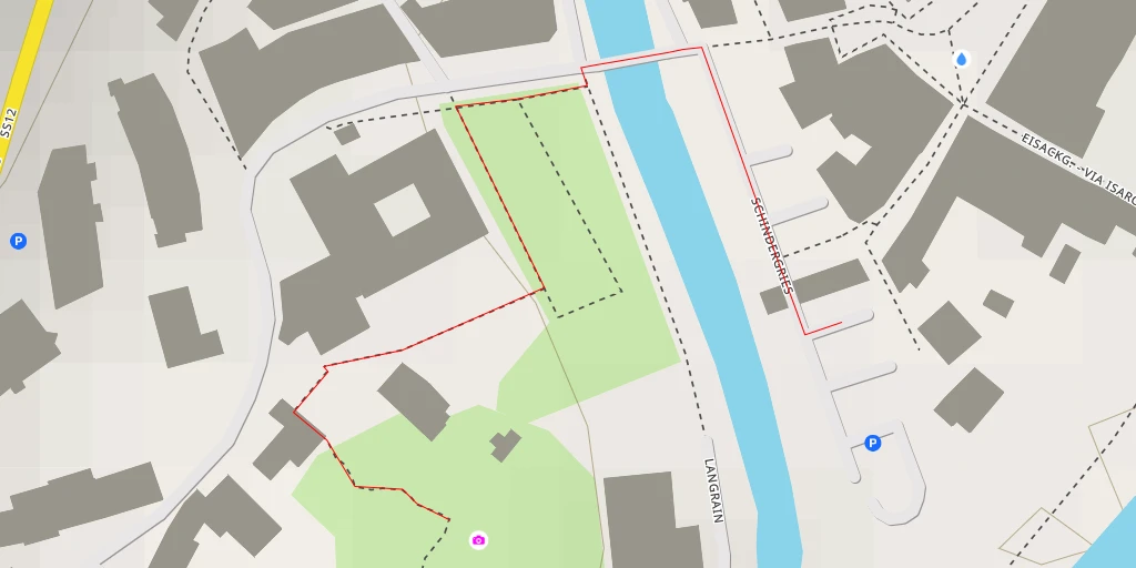 Map of the trail for Paterbichl - Collina dei frati