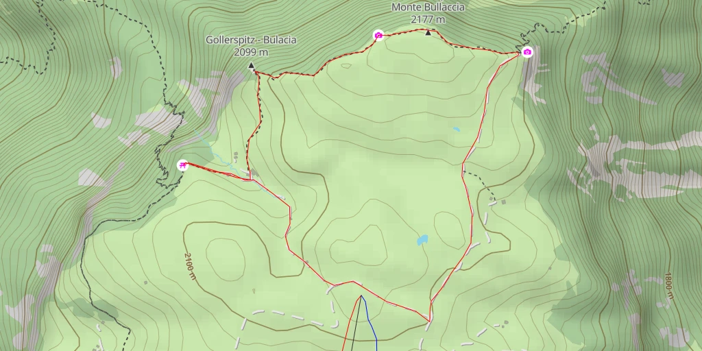 Map of the trail for 24 - Schnürlsteig - Kastelruth - Castelrotto