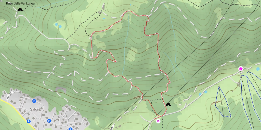 Map of the trail for Taborra