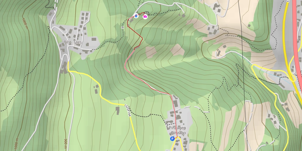 Map of the trail for 8 - Cyrillusweg Europa Besinnungsweg - 8 - Sentiero dei Santi d’Europa da Bressanone a San Cirillo