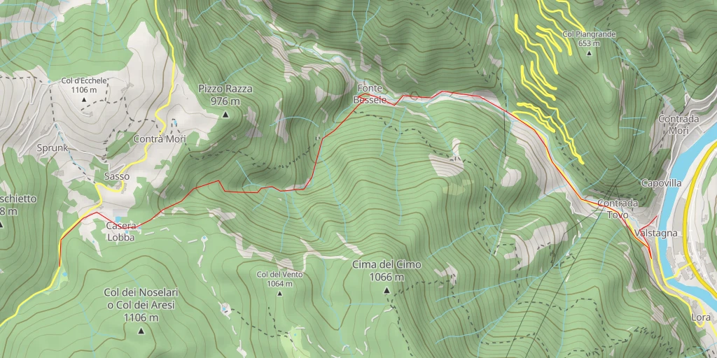 Map of the trail for 