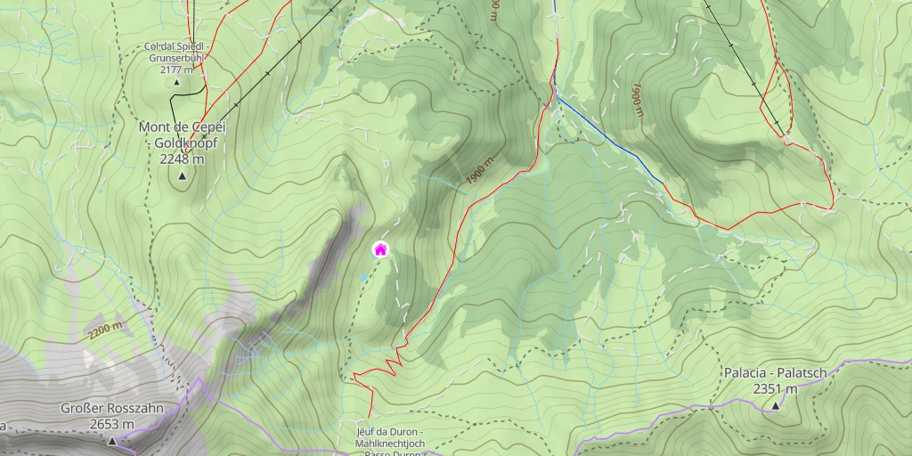 Map of the trail for Dialer - 4B - Dialer - 4B - Kastelruth - Castelrotto