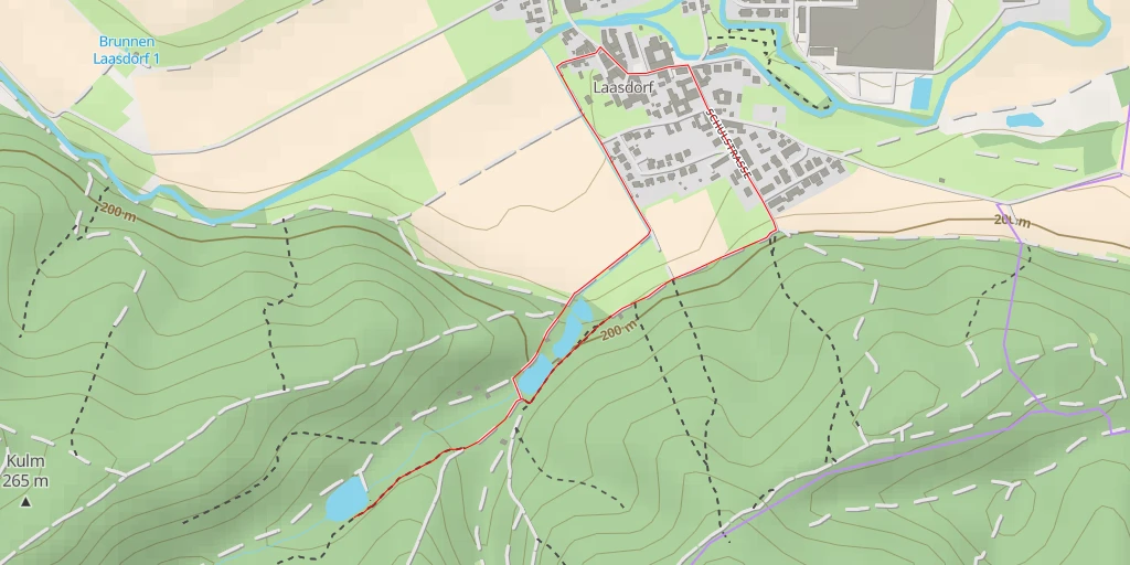 Map of the trail for Zur Kulm