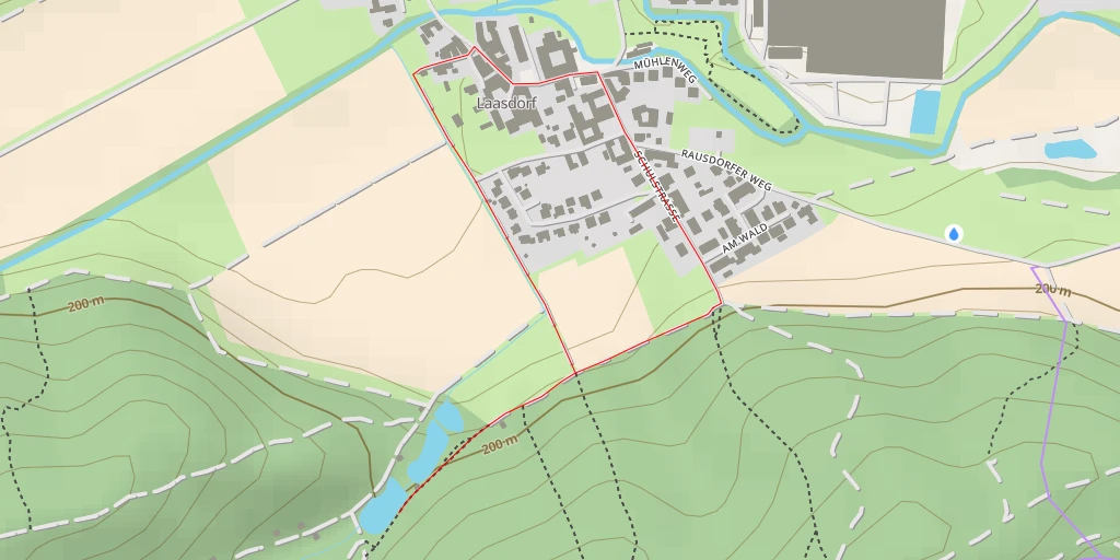 Map of the trail for Kastanienstraße