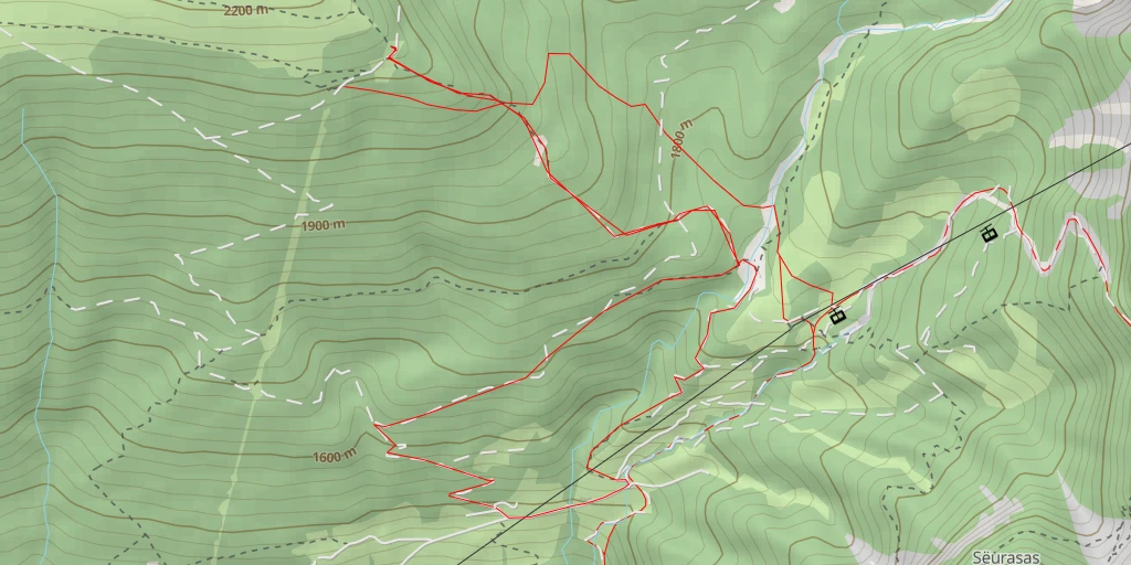 Map of the trail for 35 - Urtijëi - St. Ulrich - Ortisei