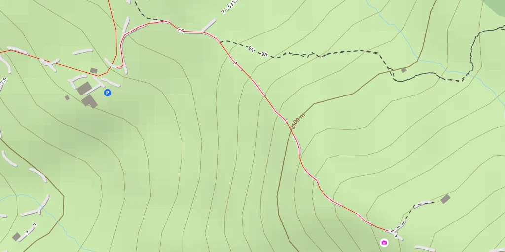 Map of the trail for Sassegg - Kastelruth - Castelrotto