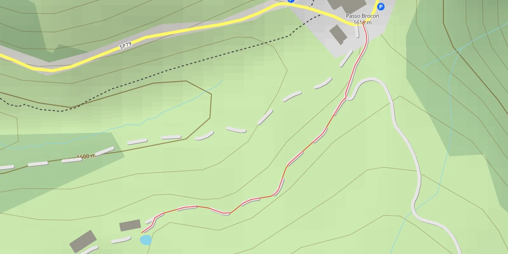 Carte de l'itinéraire :  SP79 - SP79