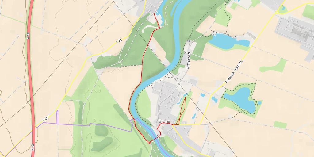 Map of the trail for Im Sumpfe - Im Sumpfe