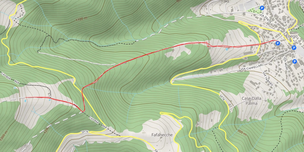 Carte de l'itinéraire :  