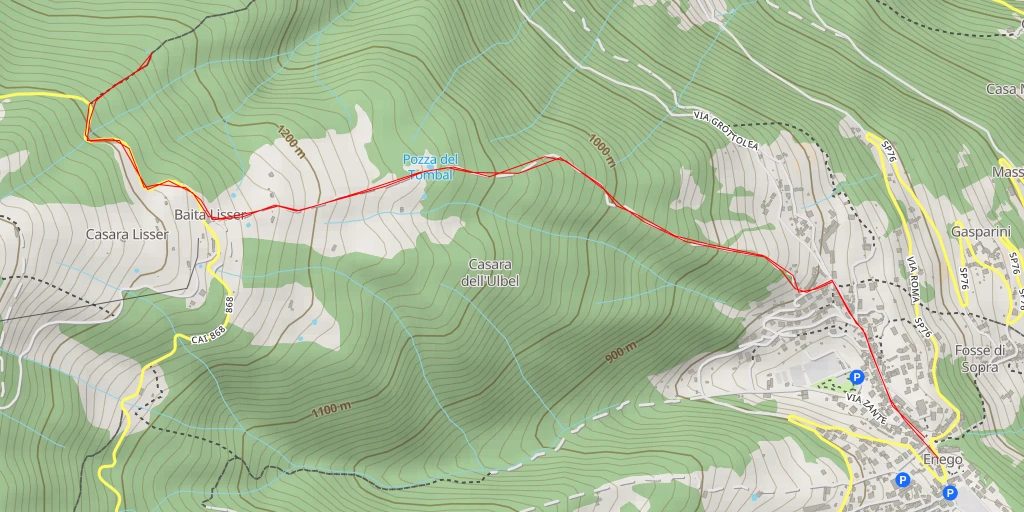 Map of the trail for 