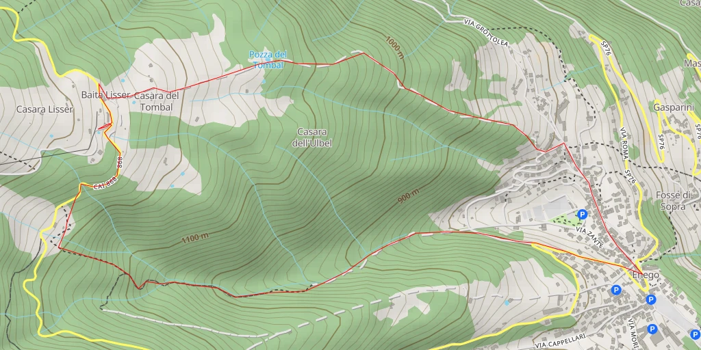 Map of the trail for 