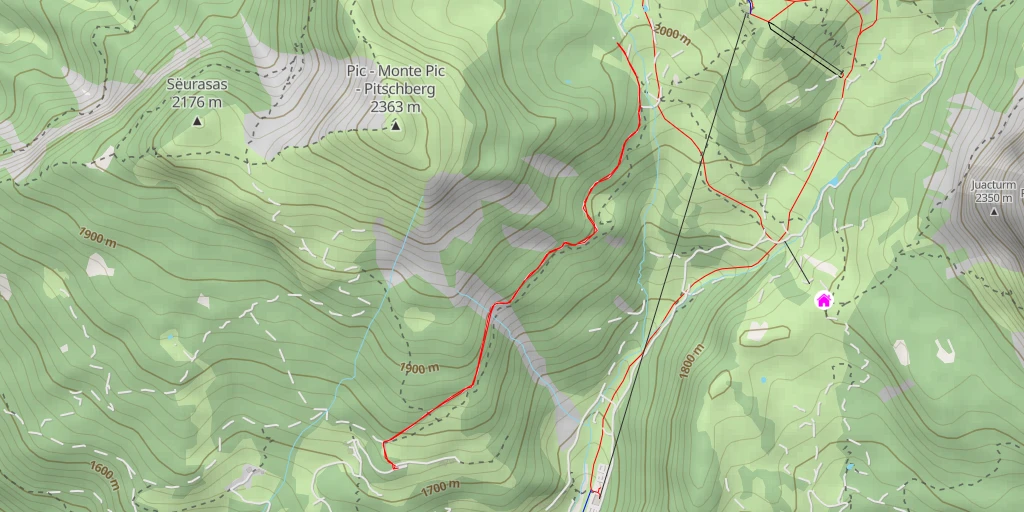 Map of the trail for Lech Fosch