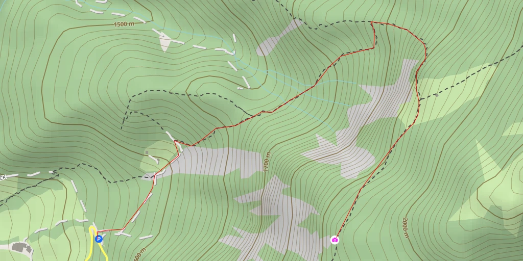 Carte de l'itinéraire :  Unterer Herrensteig - Sentiero dei Signori inferiore - Villnöß - Funes