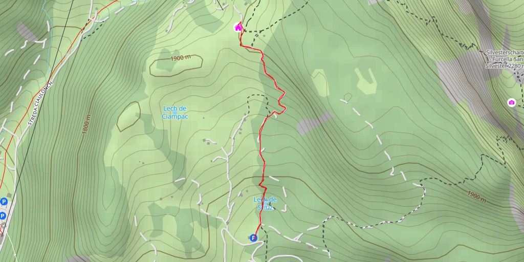 Map of the trail for Juac