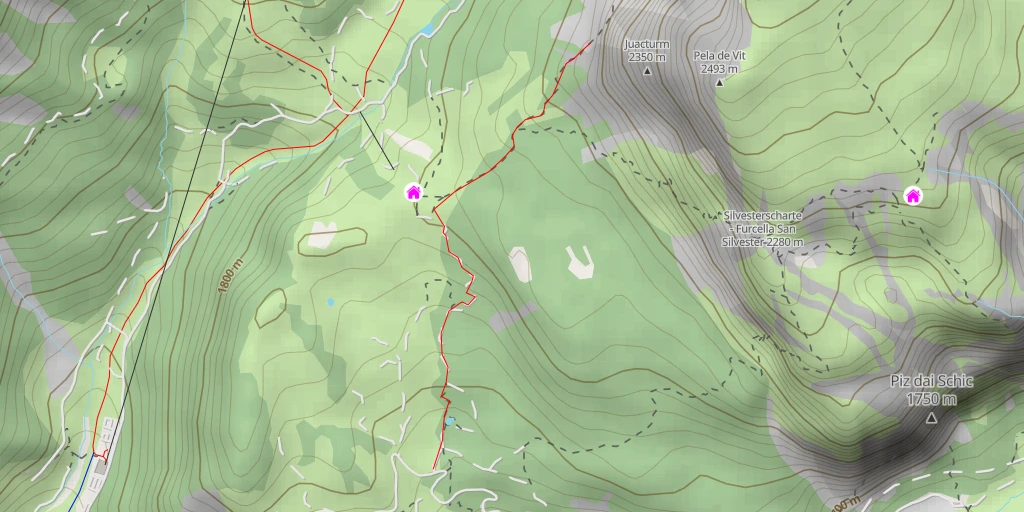 Carte de l'itinéraire :  Juacturm