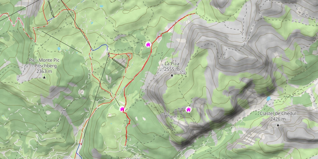 Map of the trail for 17