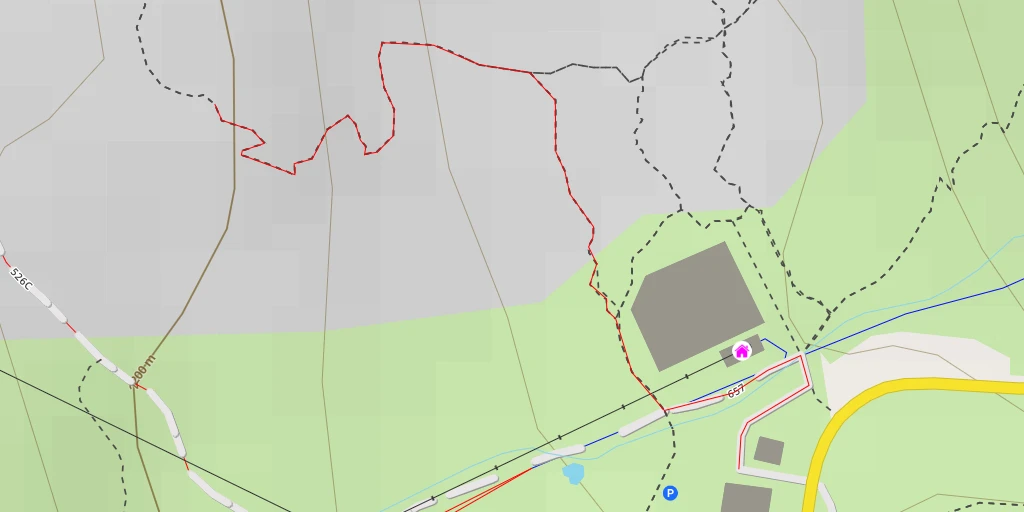 Map of the trail for Sasso Cucchi