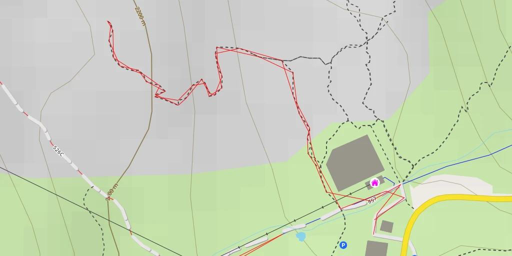 Map of the trail for Sasso Renato