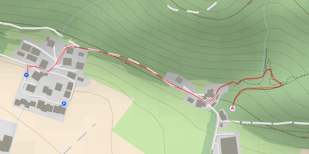 Map of the trail for Aussichtspunkt Obervintl - Punto panoramico Vandoies di Sopra