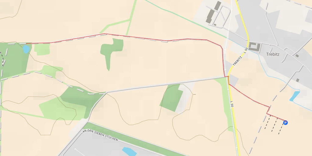 Map of the trail for A 14