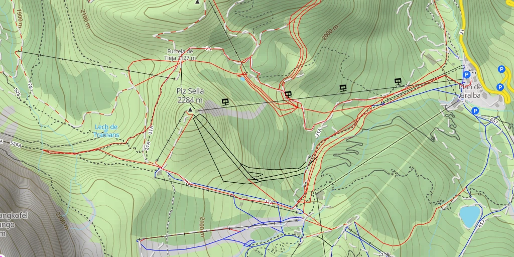 Map of the trail for 526A - 526A