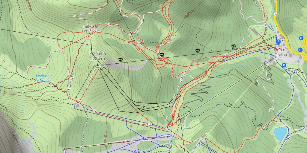 Map of the trail for 526 - 526