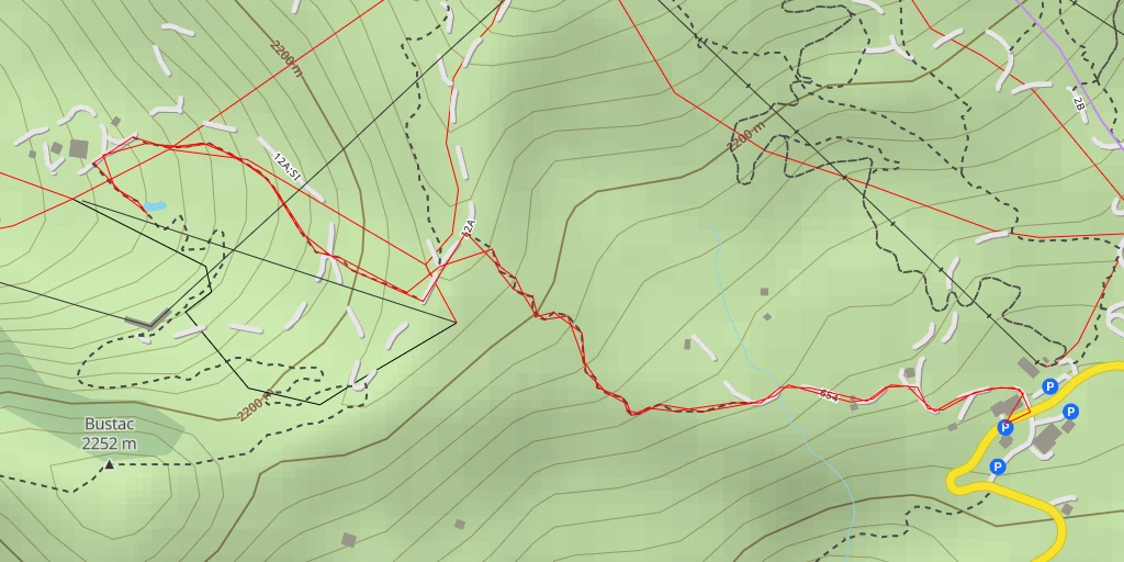 Map of the trail for Cir Tiera