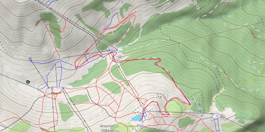 Map of the trail for Speicherteich Gschössberg