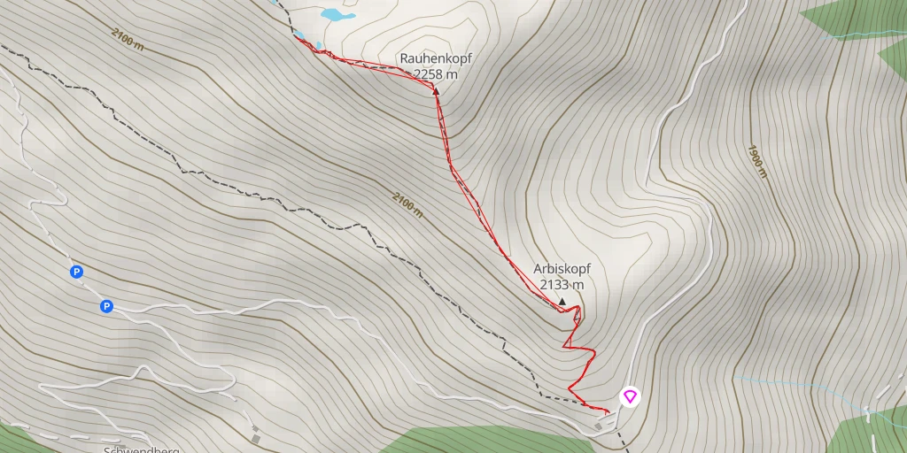 Map of the trail for Zillertaler Höhenstraße - Zillertaler Höhenstraße