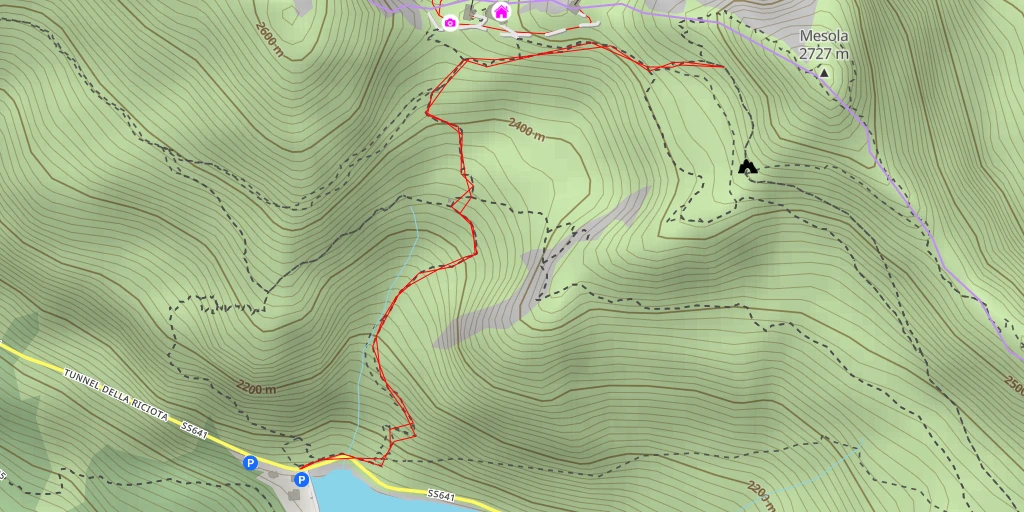 Carte de l'itinéraire :  Mesola