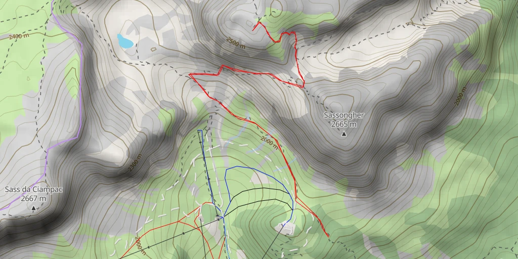 Map of the trail for 5 - 5