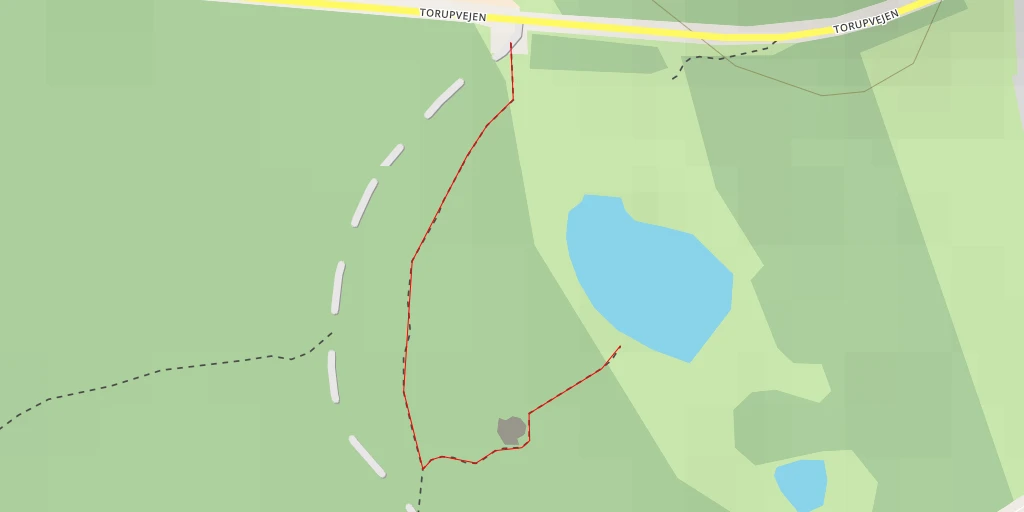 Map of the trail for Torupvejen - Torupvejen