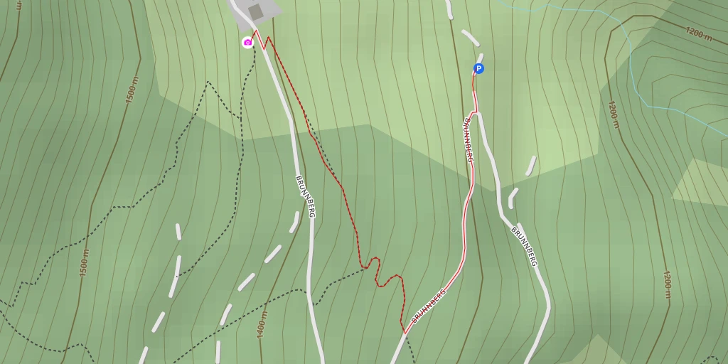 Carte de l'itinéraire :  Rotbachalm - Ahrntal - Valle Aurina