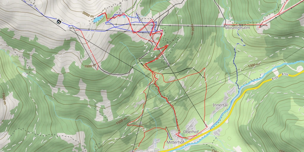 Carte de l'itinéraire :  Latschensee