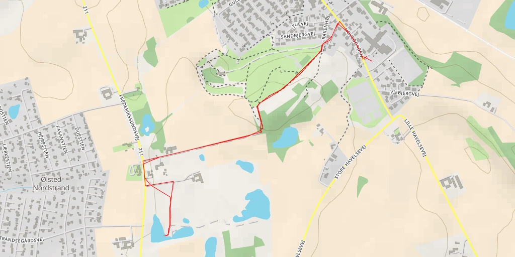 Map of the trail for Frederikssundsvej - Frederikssundsvej