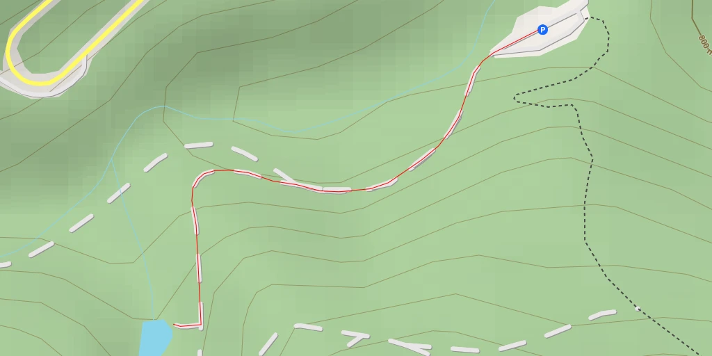 Map of the trail for B 307