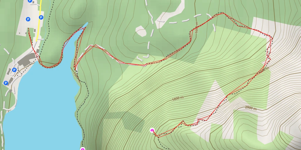 Map of the trail for Der Pragser Wildsee - Il Lago di Braies - Prags - Braies