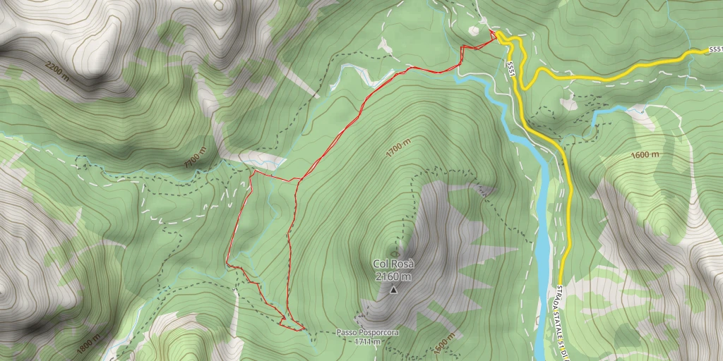 Map of the trail for 408