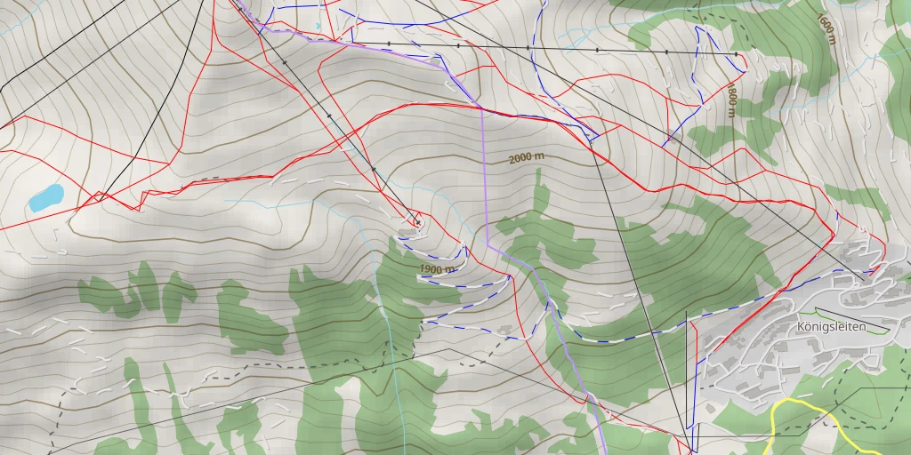 Carte de l'itinéraire :  Ochsenkopf Wanderweg