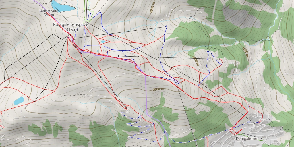 Carte de l'itinéraire :  Ochsenkopf Wanderweg - Ochsenkopf Wanderweg