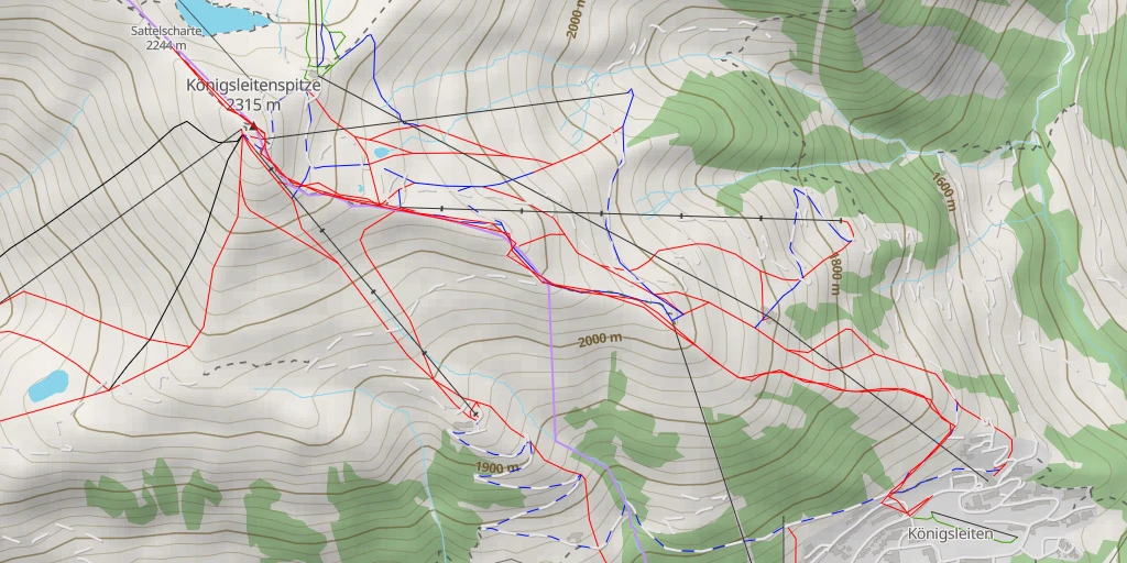 Carte de l'itinéraire :  Ochsenkopf Wanderweg - Ochsenkopf Wanderweg