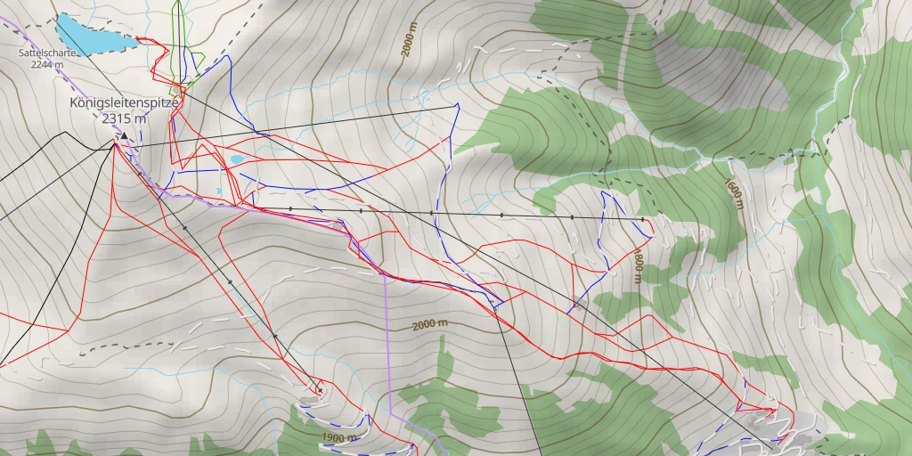 Carte de l'itinéraire :  Sagenweg - Ochsenkopf Wanderweg